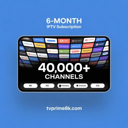 6-Month Premium IPTV Subscription - Stable & Never freeze 6-Month Premium IPTV Subscription - Stable & Never freeze