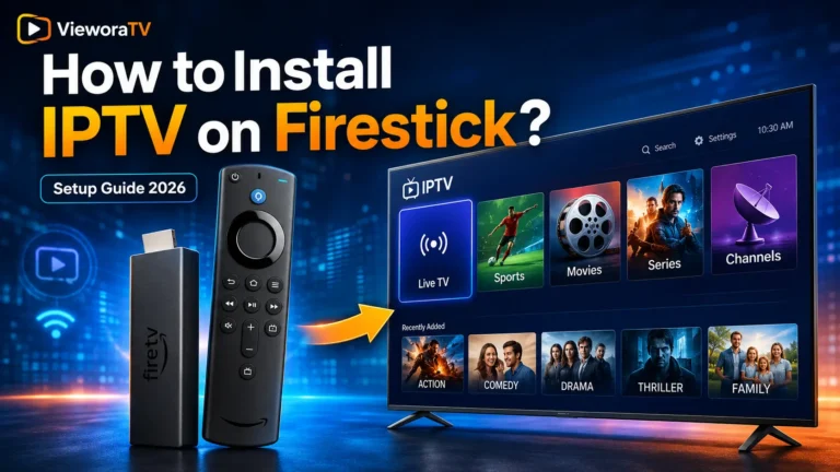 IPTV on Firestick setup guide for VieworaTV users in 2026