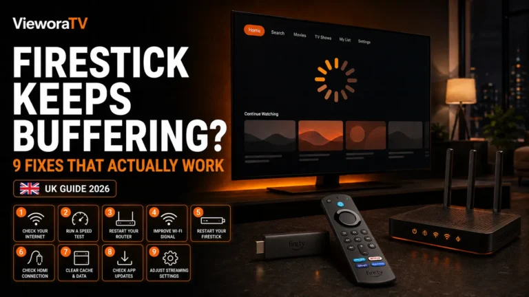 Firestick keeps buffering troubleshooting guide with nine fixes Caption: Nine proven fixes for a buffering Firestick, updated for 2026.